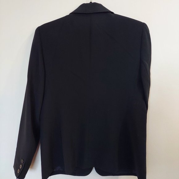 Jones New York Black 2 Button Blazer (Size 10P) - Picture 2 of 9